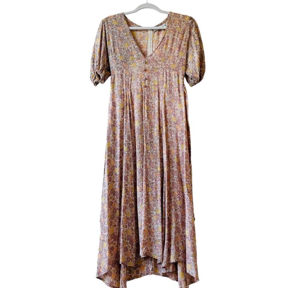 Faithful The Brand Floral Midi Dress Size US 2